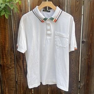 Vintage PaoloGucci Polo Shirt Size 105 Short Sleeve.